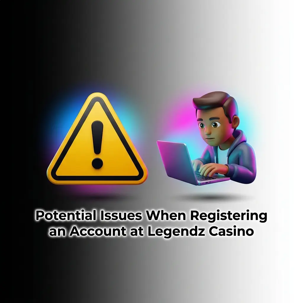 Legendz Casino registration issues and solutions including email errors, blocked states, and ID verification problems