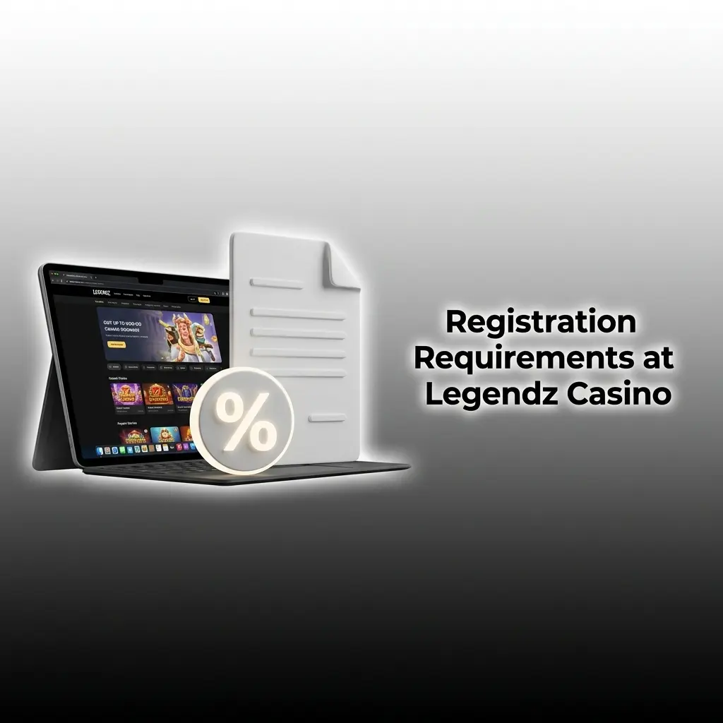 Legendz Casino registration requirements showing age verification, ID rules, and eligibility conditions for US players